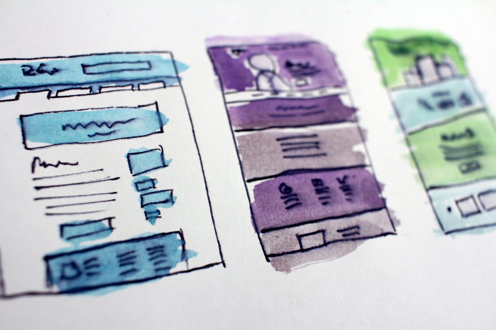 website layout and design
